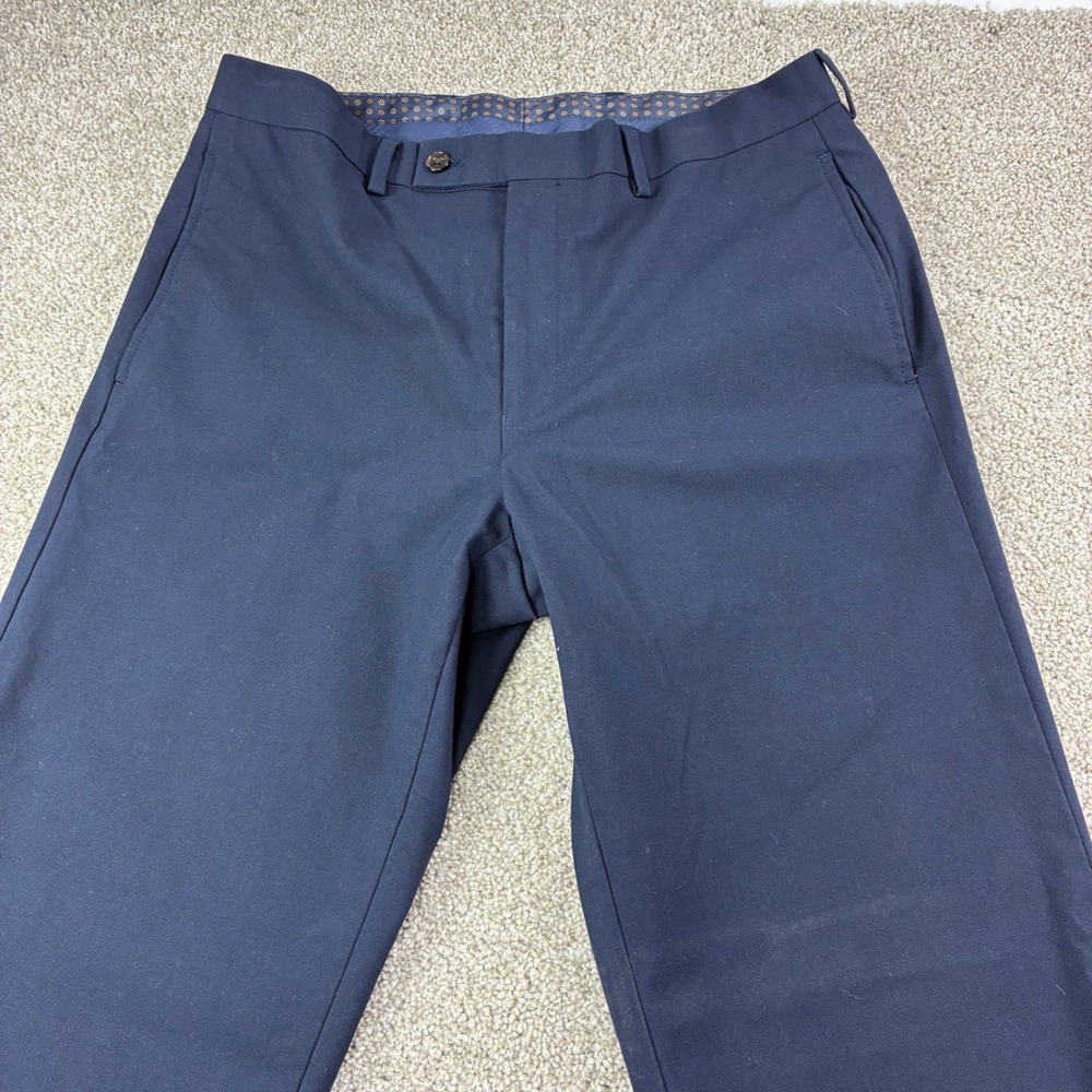 Lauren‎ Ralph Lauren Men 33x32 Flat Front Dress Pants Navy Blue